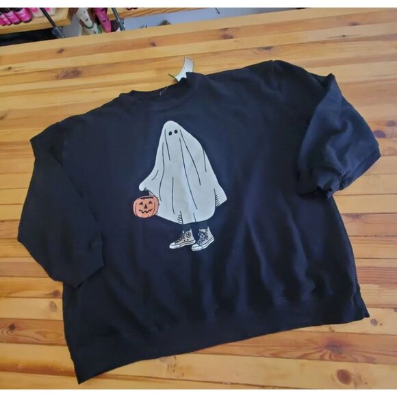 Jean & June Halloween sweatshirt - Picture 1 of 1